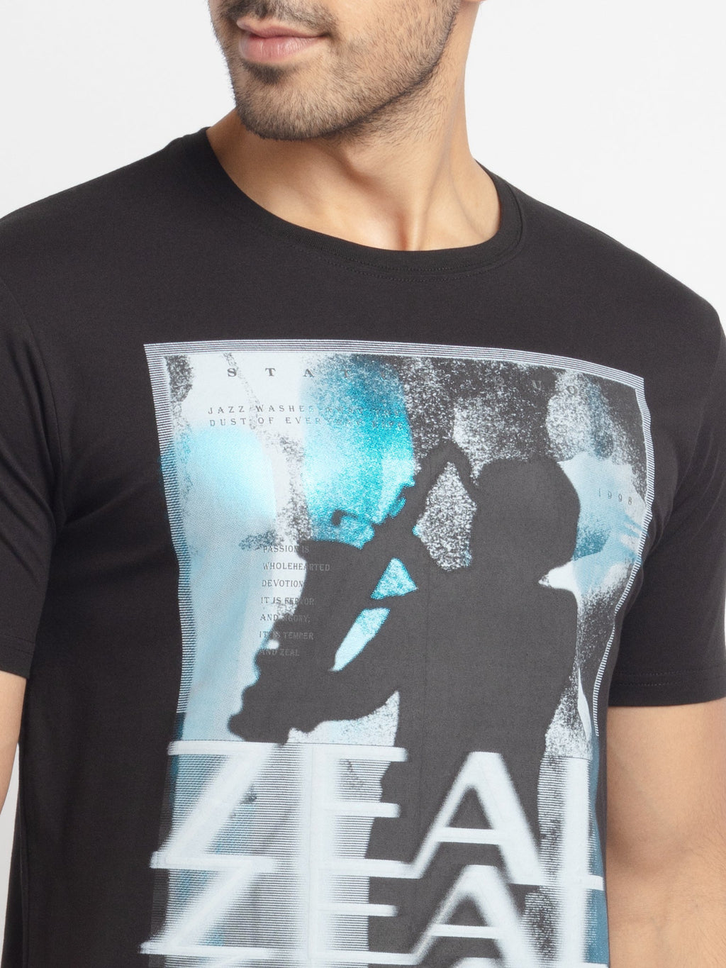 Mens Regular Fit Printed T-Shirt