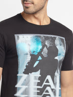 Mens Regular Fit Printed T-Shirt
