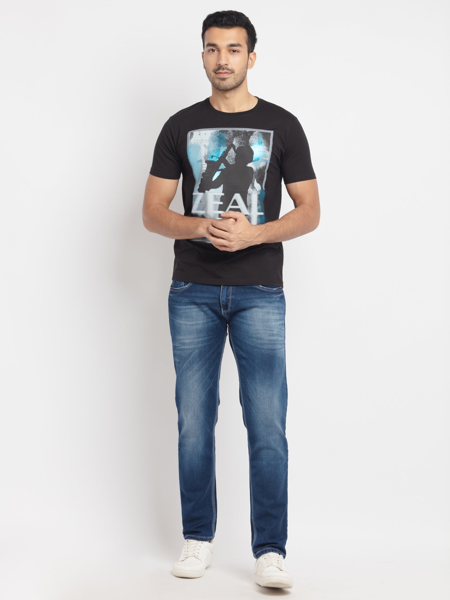 Mens Regular Fit Printed T-Shirt