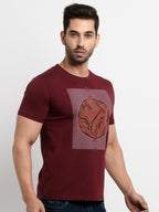 Mens Printed Round Neck T-Shirt