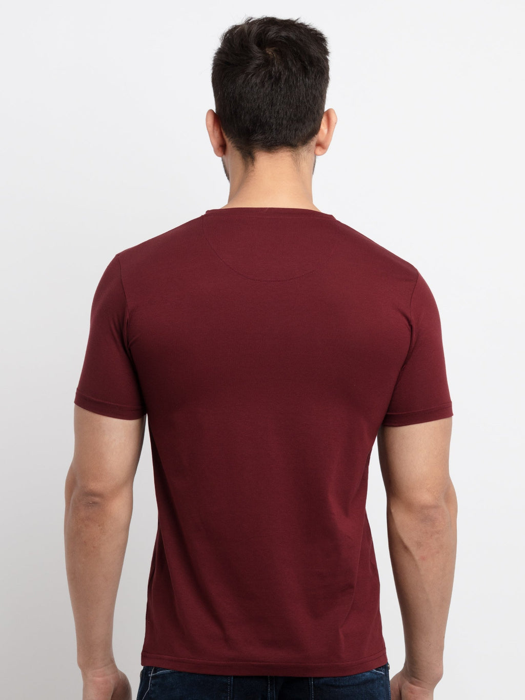 Mens Printed Round Neck T-Shirt