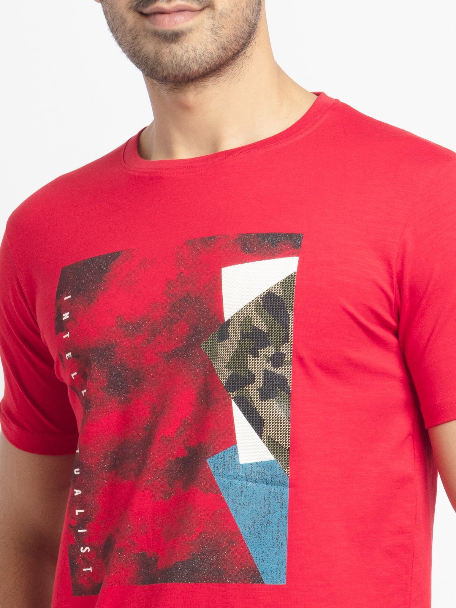 Mens Regular Fit Printed T-Shirt