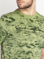 Mens Printed Round Neck T-shirt