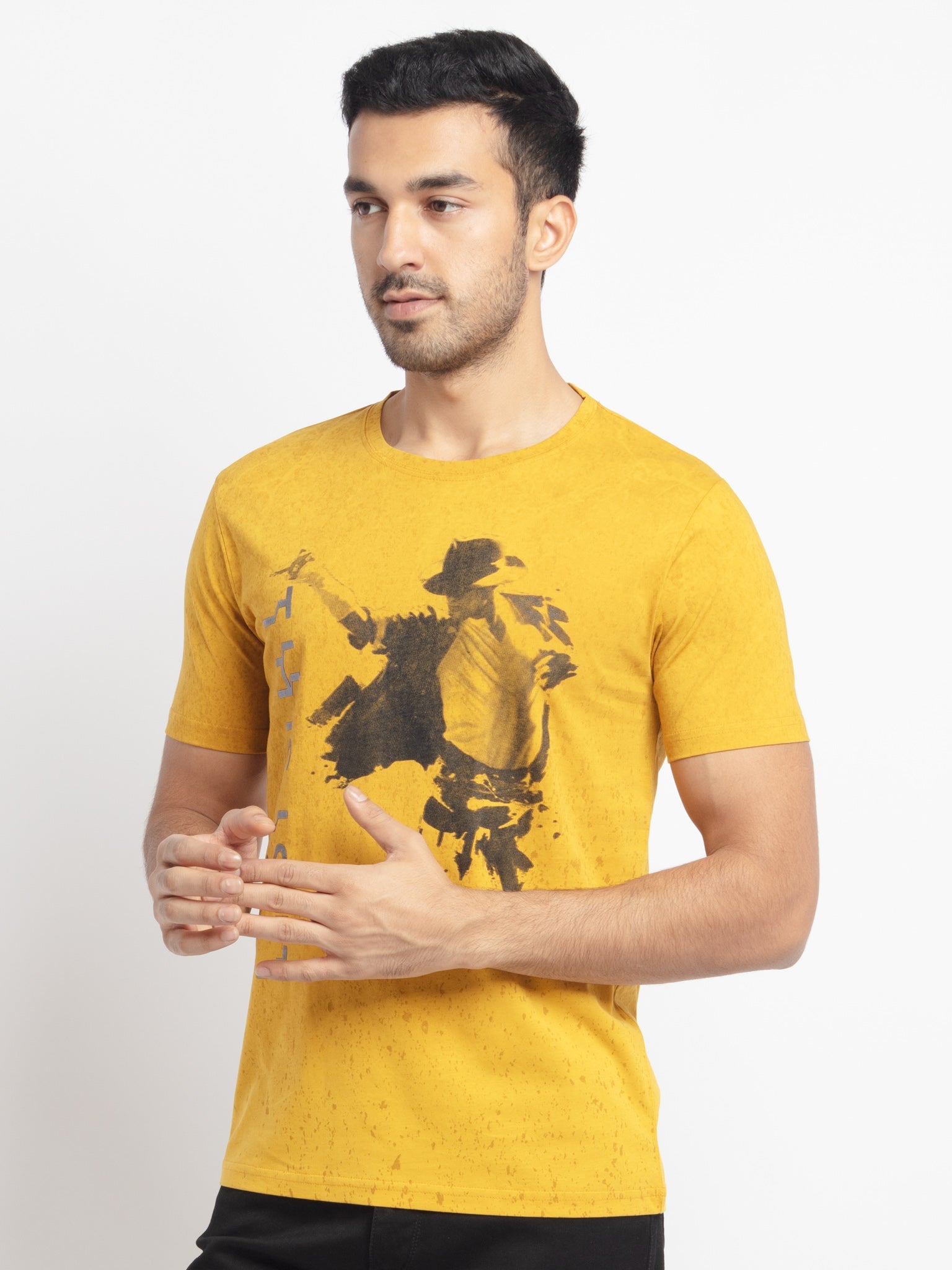 Mens Regular Fit Printed T-Shirt