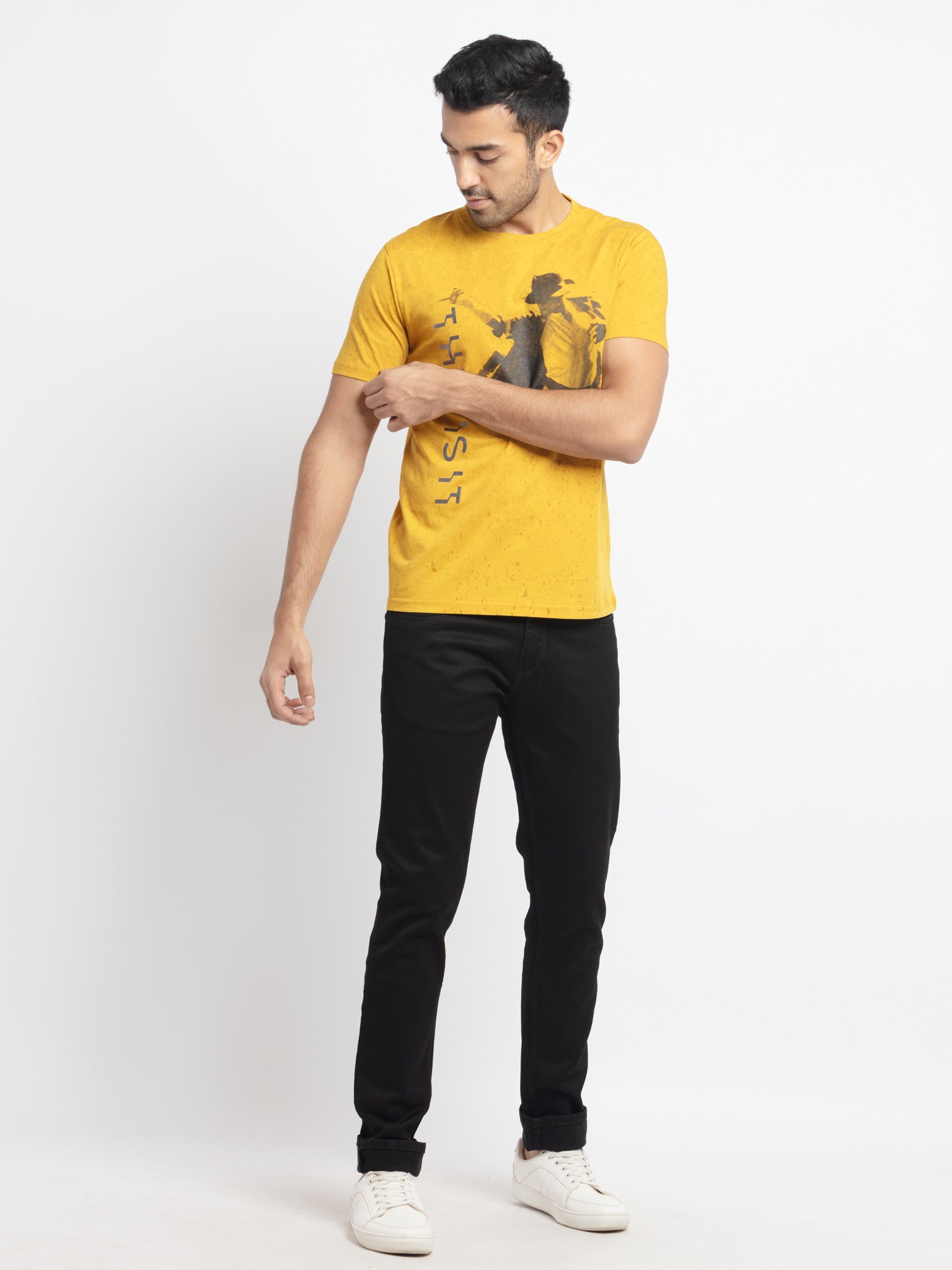 Mens Regular Fit Printed T-Shirt