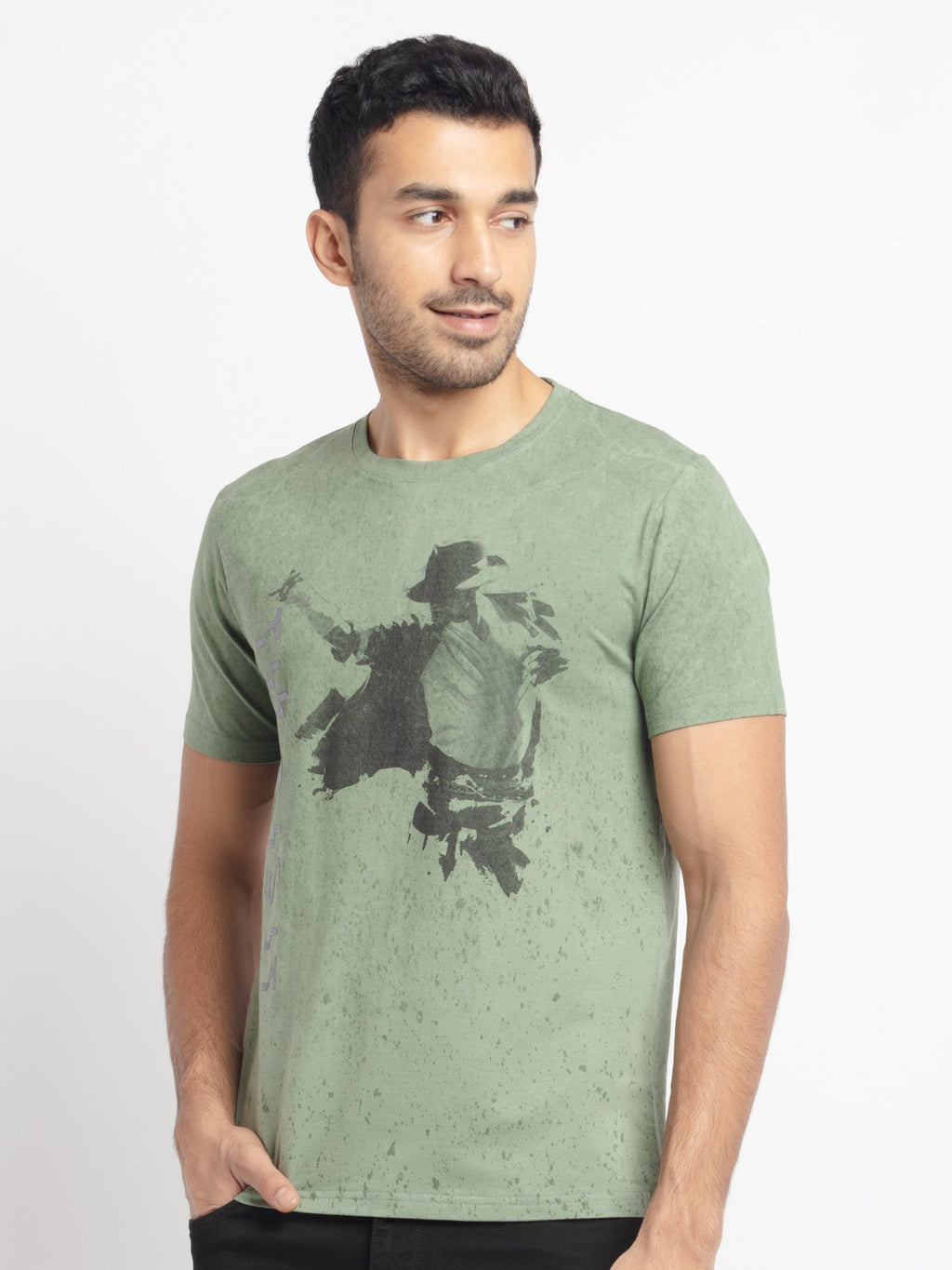 Status Quo |Printed Regular Fit Round Neck T-shirt - S, M, L, XL, XXL