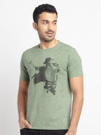Status Quo |Printed Regular Fit Round Neck T-shirt - S, M, L, XL, XXL
