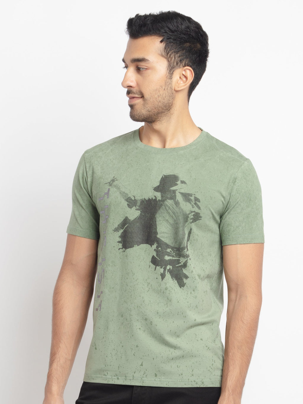 Mens Regular Fit Printed T-Shirt