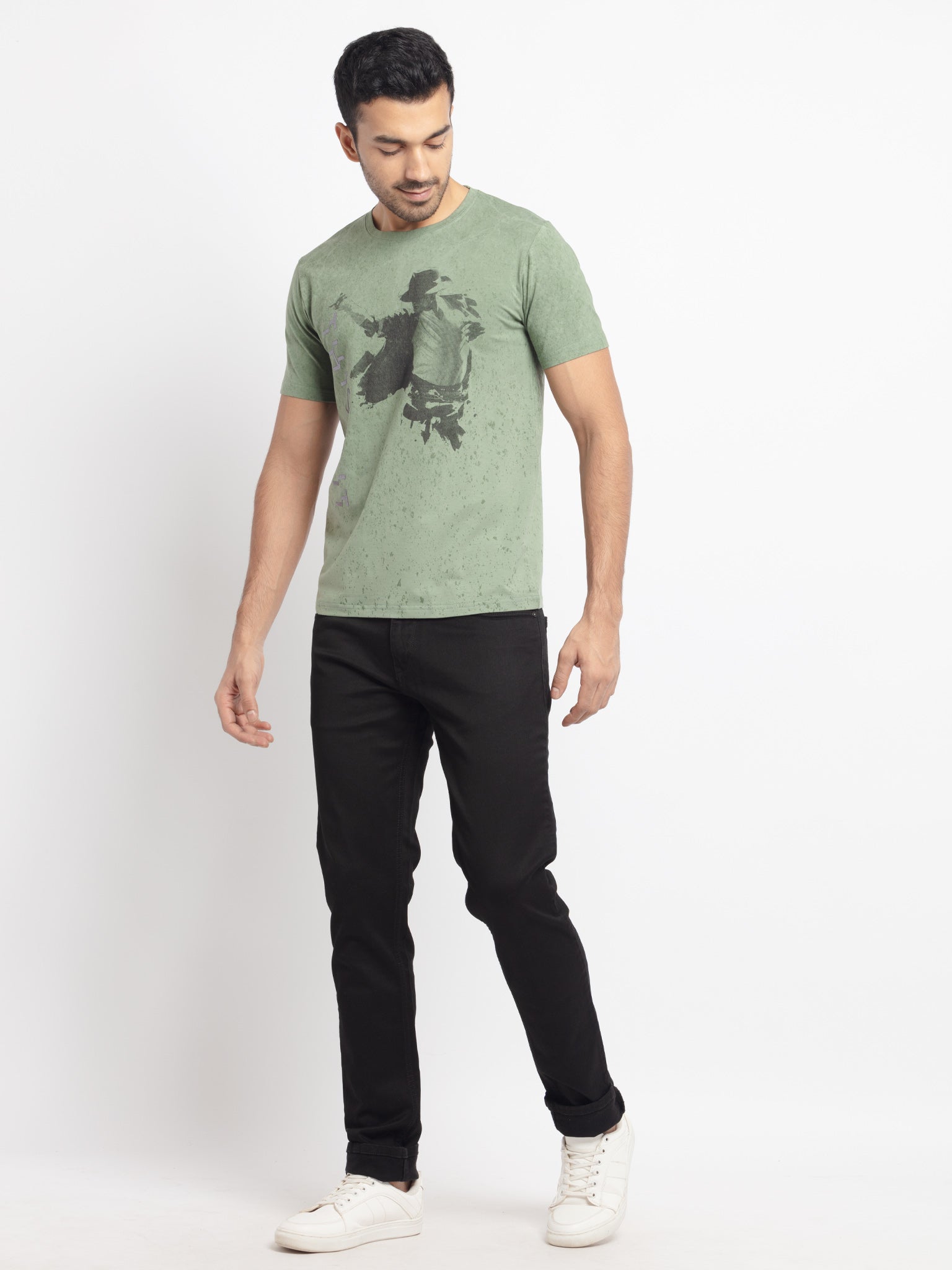 Mens Regular Fit Printed T-Shirt