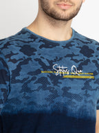 Mens Printed Round Neck T-shirt