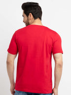 Mens Printed Round Neck T-Shirt