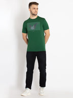 Mens Printed Round Neck T-shirt