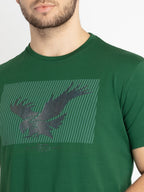 Mens Printed Round Neck T-shirt