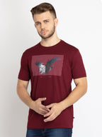 Mens Printed Round Neck T-shirt