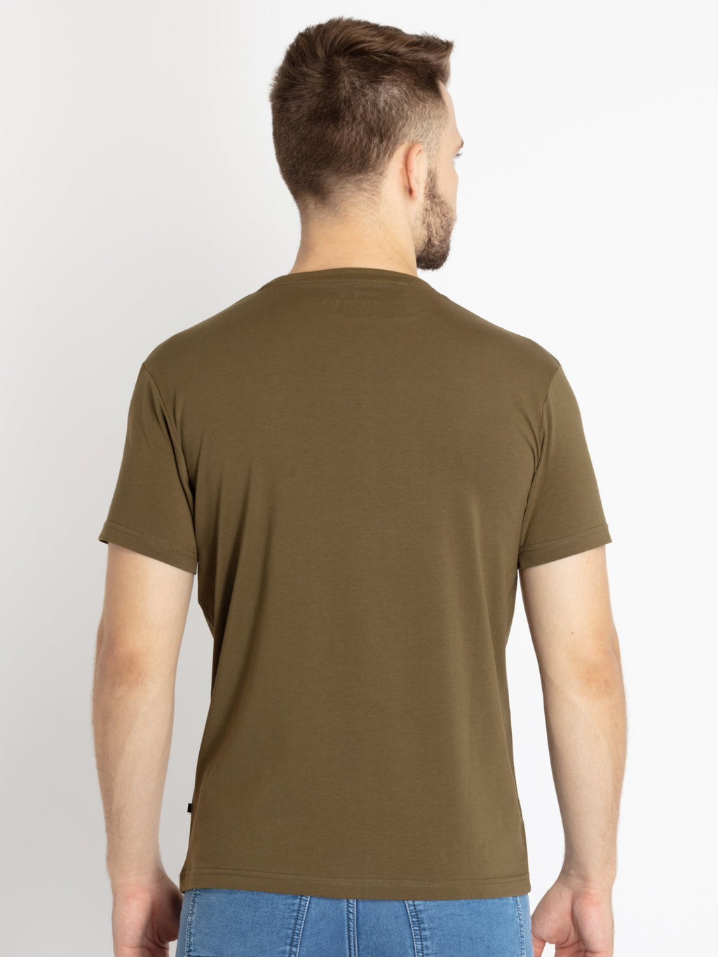 Mens Printed Round Neck T-shirt
