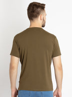 Mens Printed Round Neck T-shirt