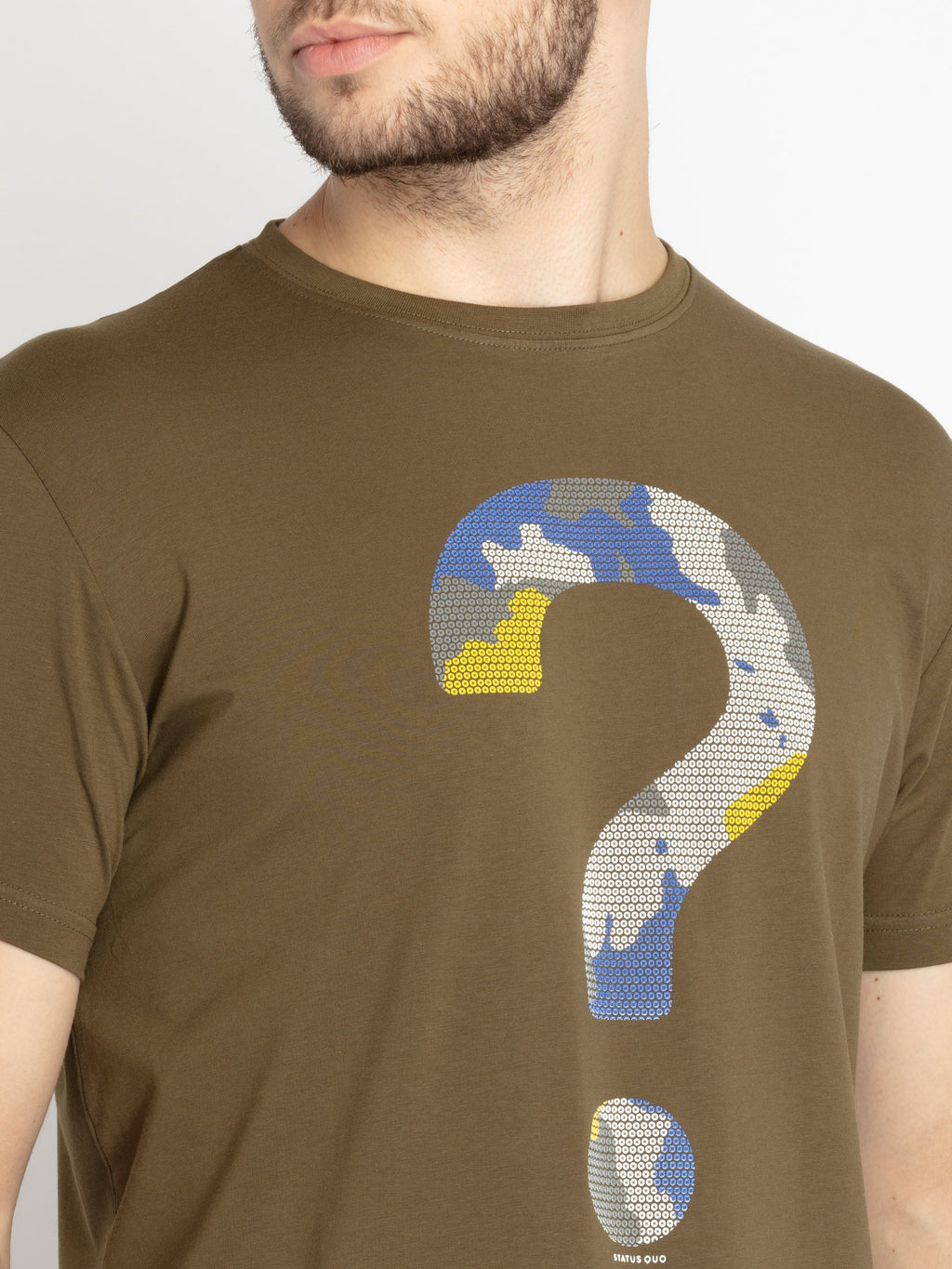 Mens Printed Round Neck T-shirt