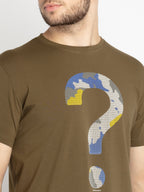 Mens Printed Round Neck T-shirt