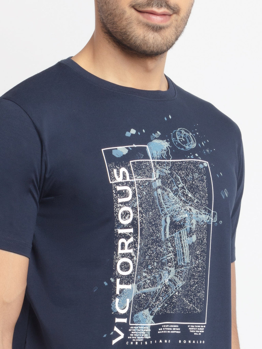 Mens Regular Fit Printed T-Shirt