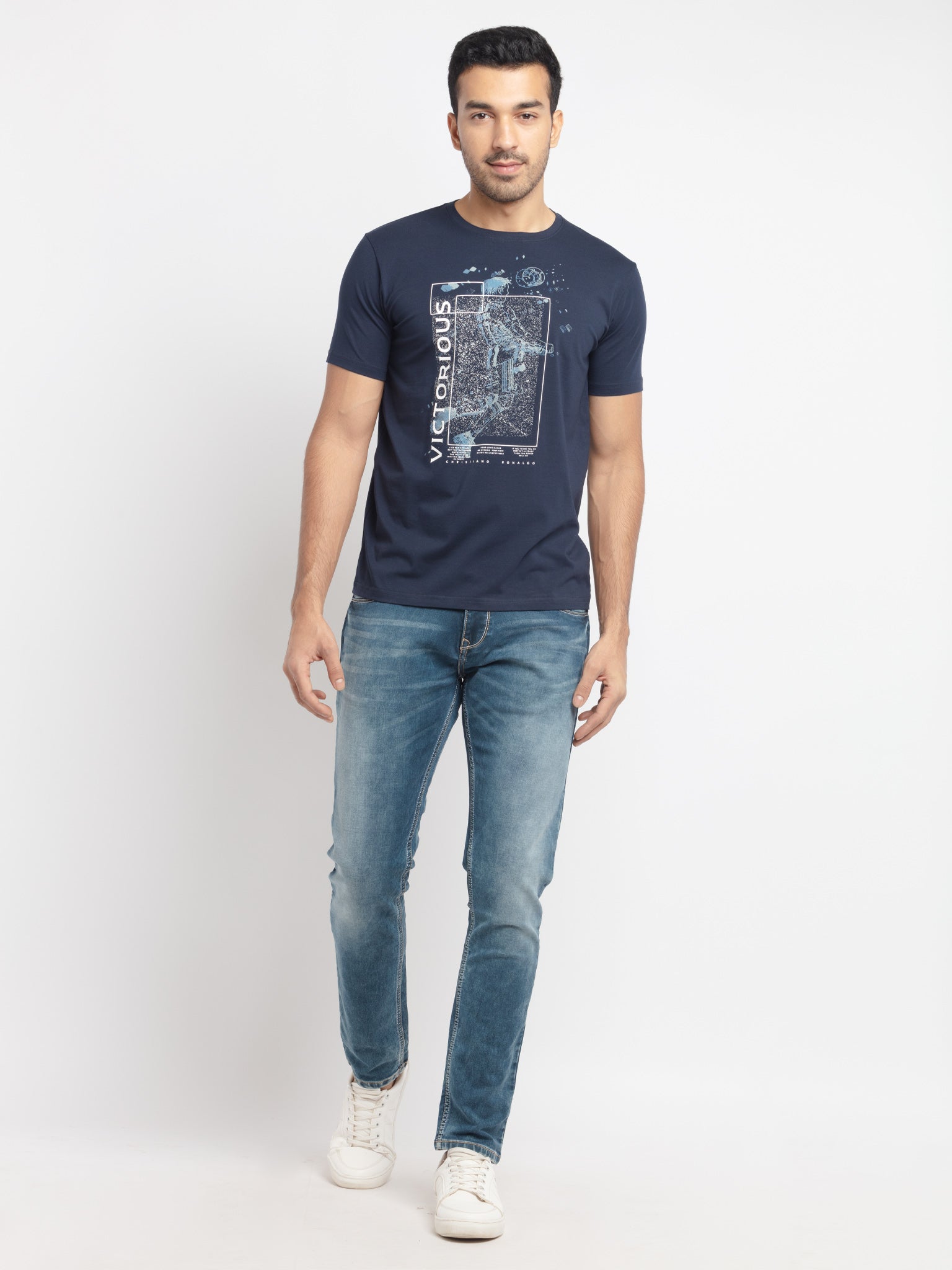 Mens Regular Fit Printed T-Shirt