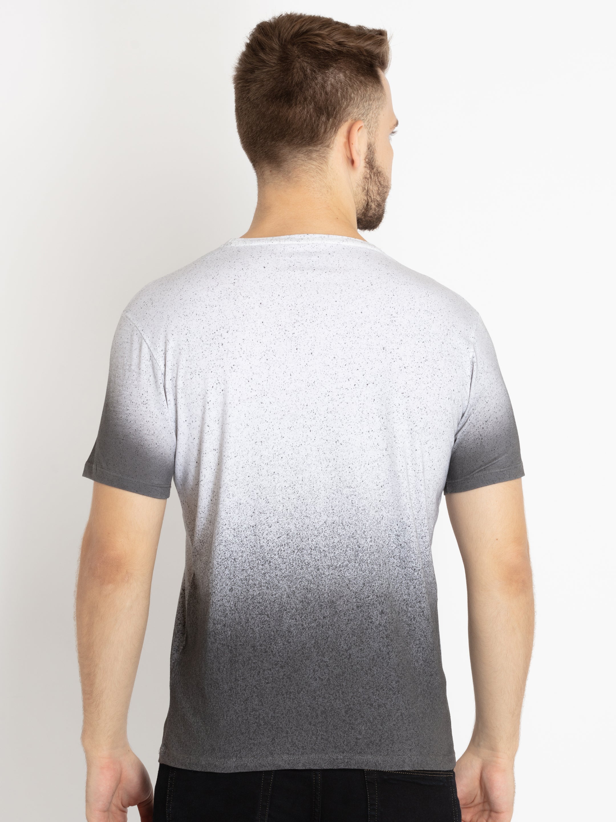Mens Printed Round Neck T-shirt