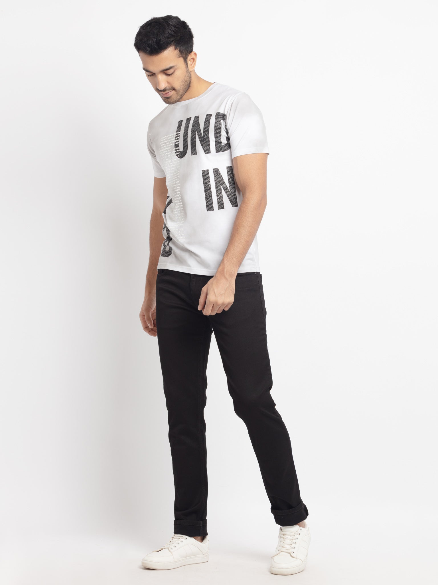 Mens Regular Fit Printed T-Shirt