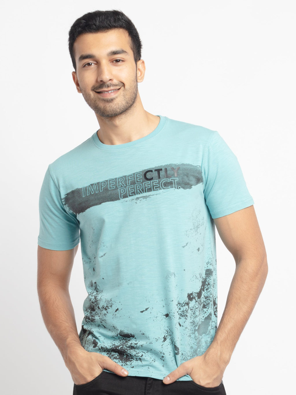 Status Quo |Printed Regular Fit Round Neck T-shirt - S, M, L, XL, XXL