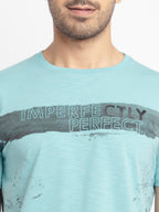 Mens Regular Fit Printed T-Shirt
