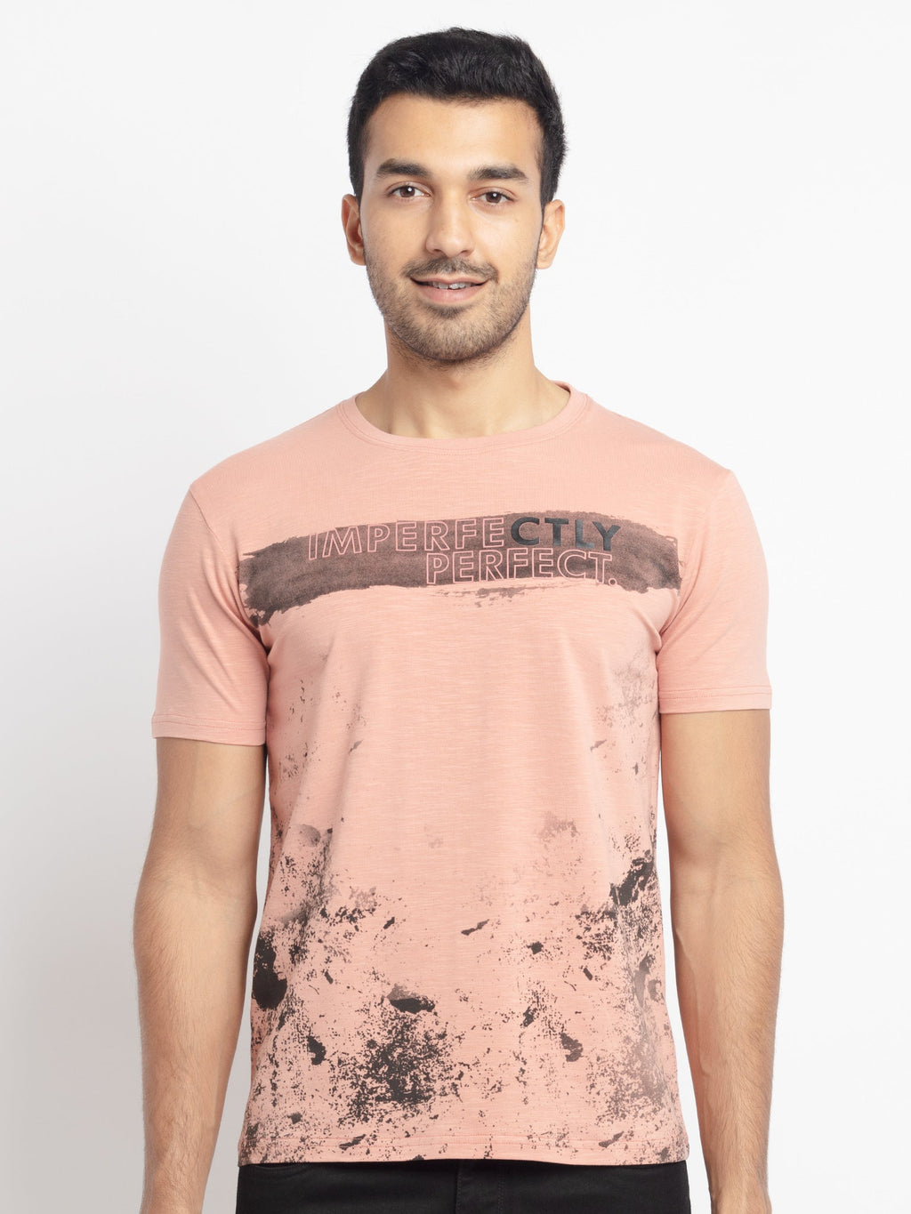 Status Quo |Printed Regular Fit Round Neck T-shirt - S, M, L, XL, XXL