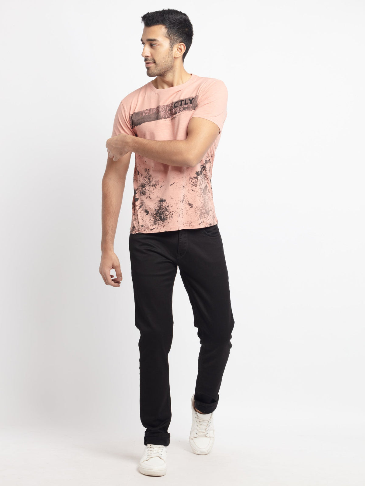 Mens Regular Fit Printed T-Shirt