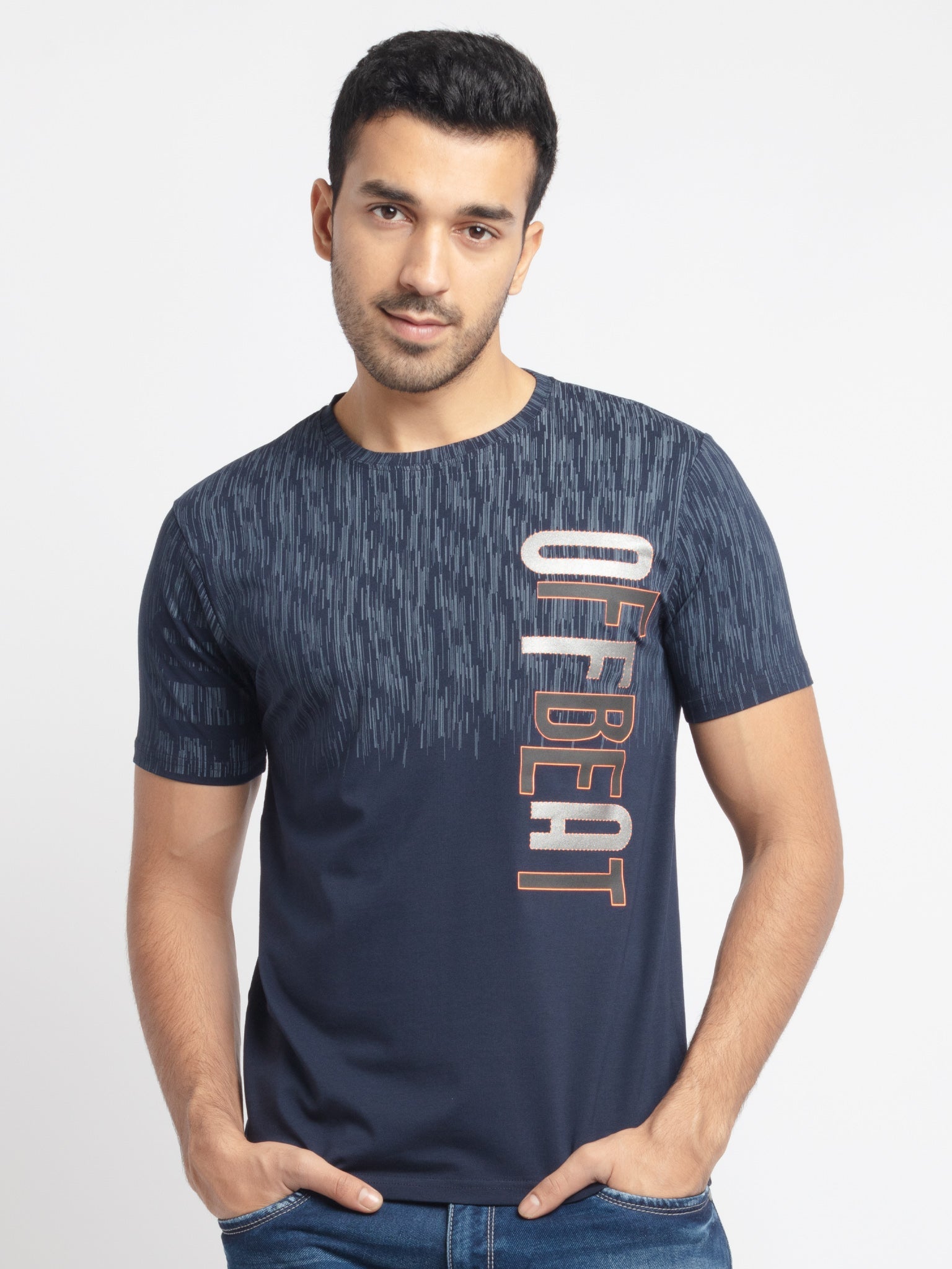 Mens Regular Fit Printed T-Shirt