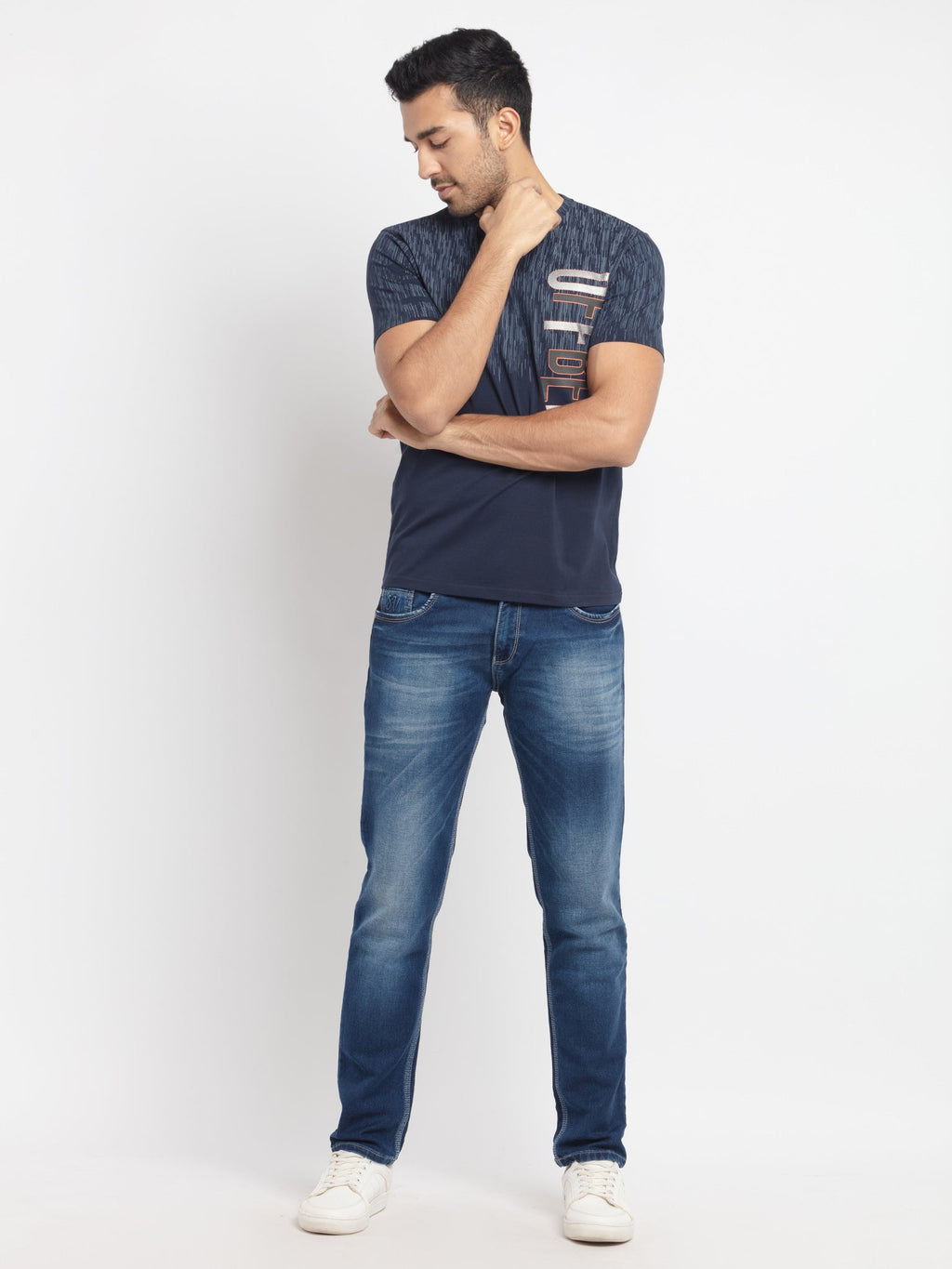 Mens Regular Fit Printed T-Shirt