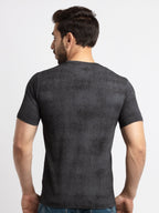 Mens Printed Round Neck T-Shirt