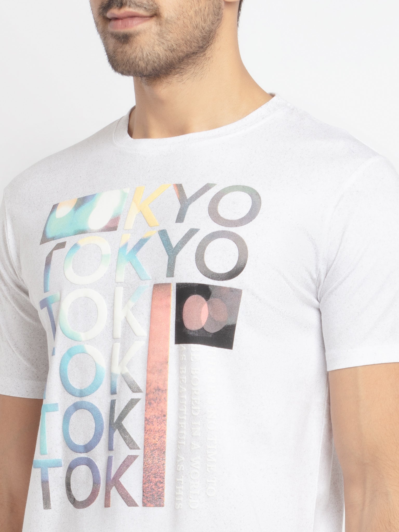 Mens Regular Fit Printed T-Shirt