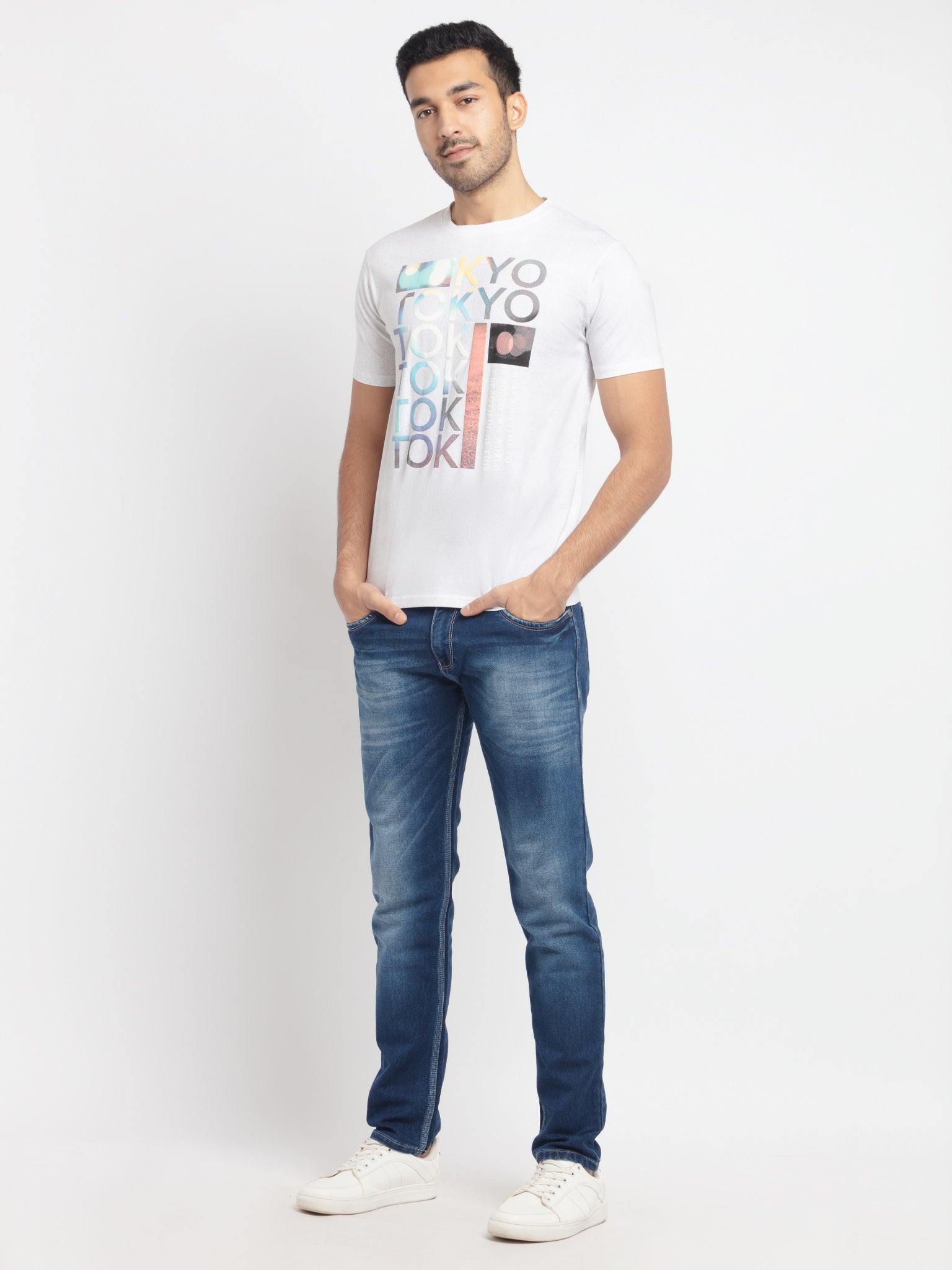 Mens Regular Fit Printed T-Shirt