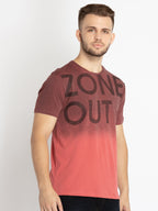 Mens Printed Round Neck T-shirt