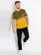 Mens Printed Round Neck T-shirt