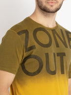 Mens Printed Round Neck T-shirt