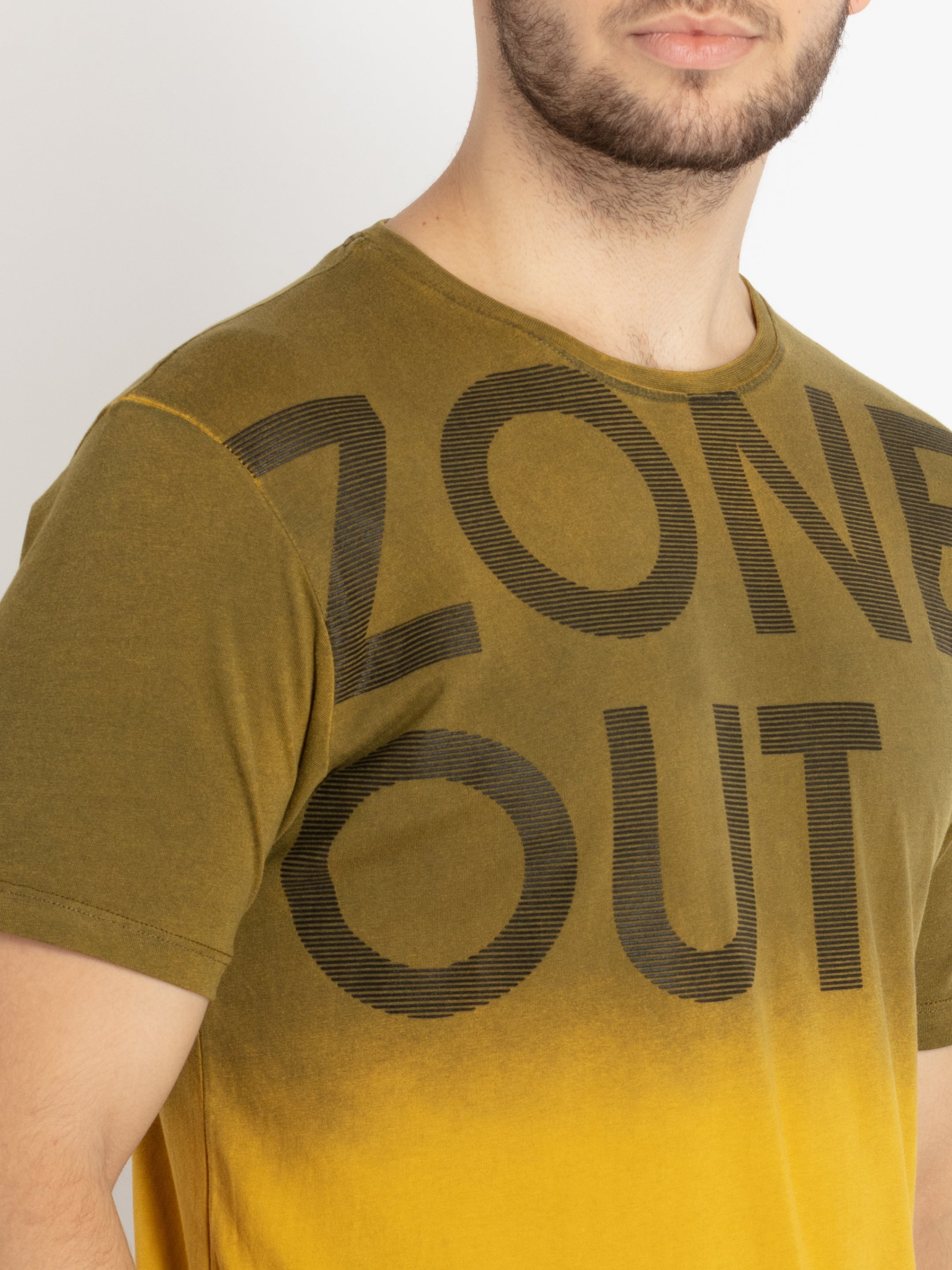 Mens Printed Round Neck T-shirt