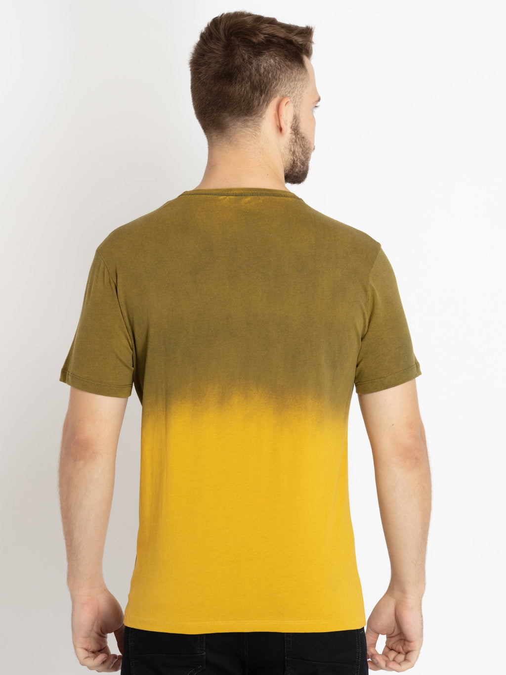 Mens Printed Round Neck T-shirt