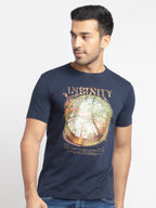 Status Quo |Printed Regular Fit Round Neck T-shirt - S, M, L, XL, XXL