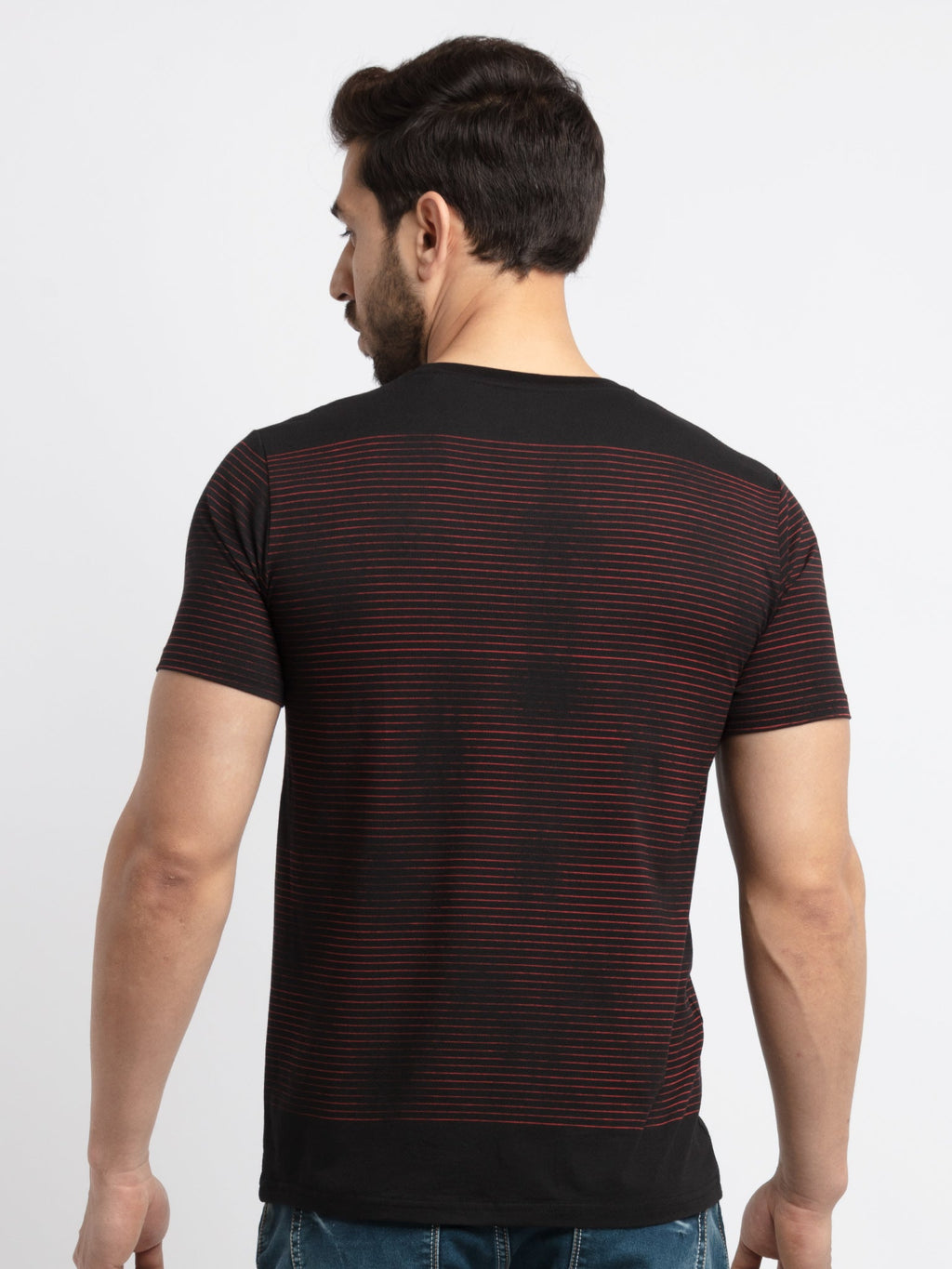 Mens Printed Round Neck T-Shirt