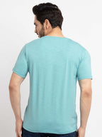 Mens Printed Round Neck T-Shirt