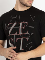 Mens Printed Round Neck T-shirt