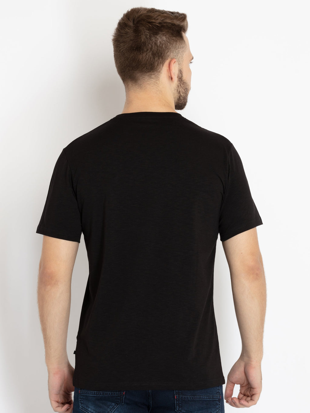 Mens Printed Round Neck T-shirt