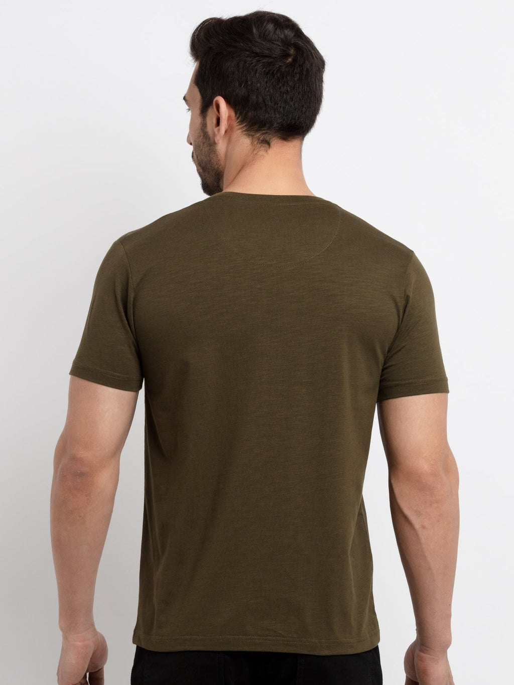 Mens Printed Round Neck T-Shirt