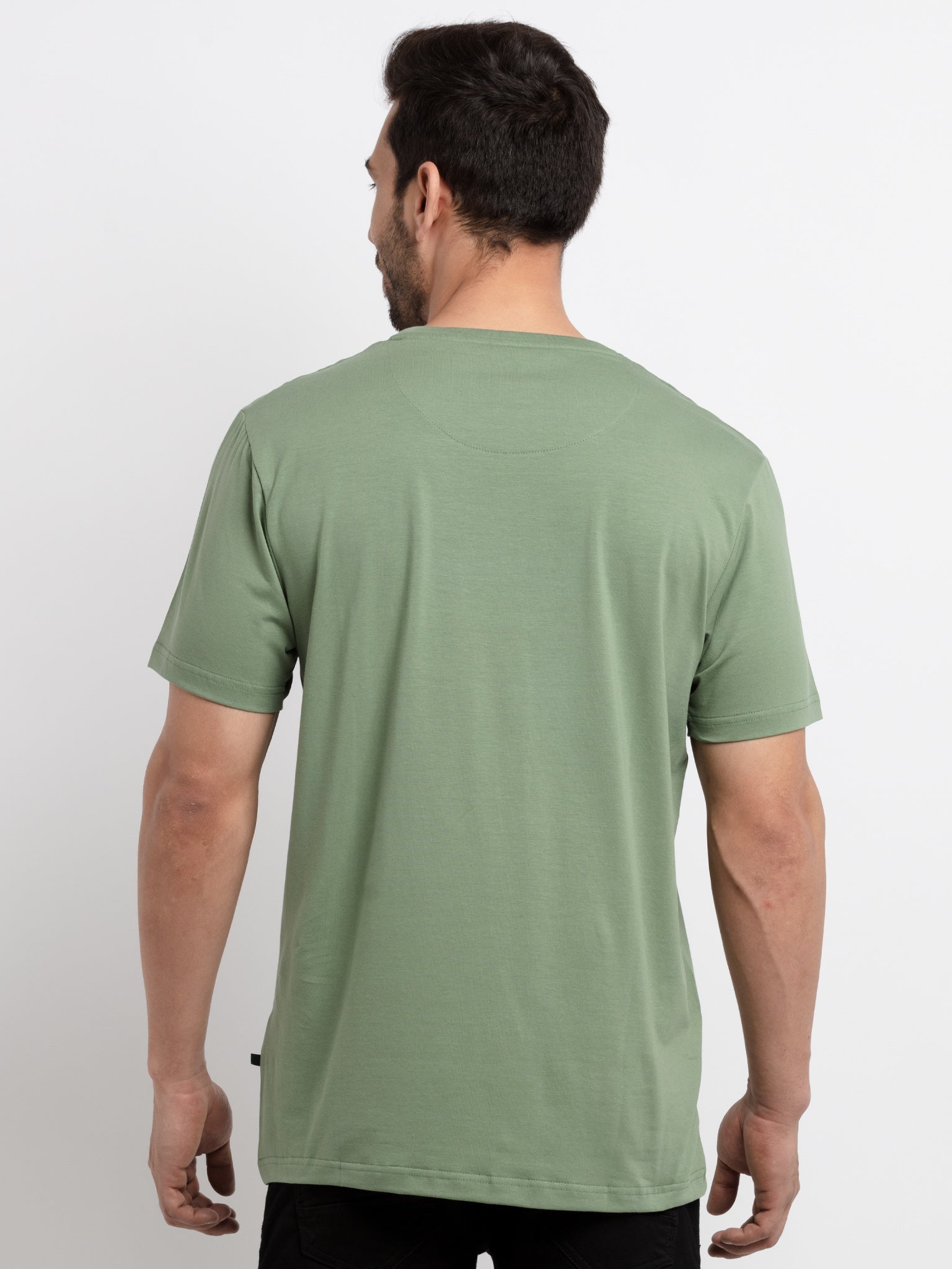 Mens Printed Round Neck Tshirt