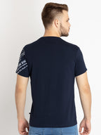 Mens Printed Round Neck T-shirt