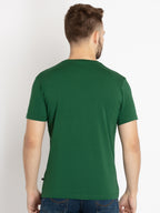 Mens Printed Round Neck T-shirt