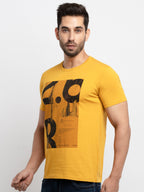 Mens Printed Round Neck T-Shirt